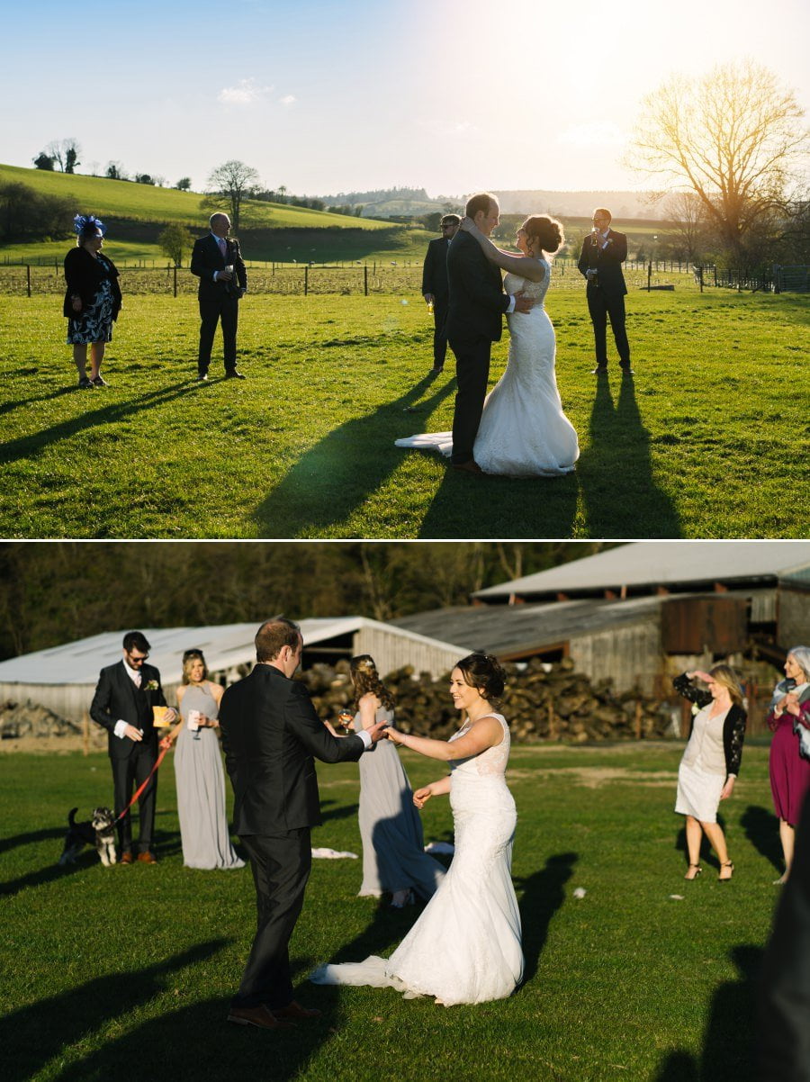 North Wales farm wedding