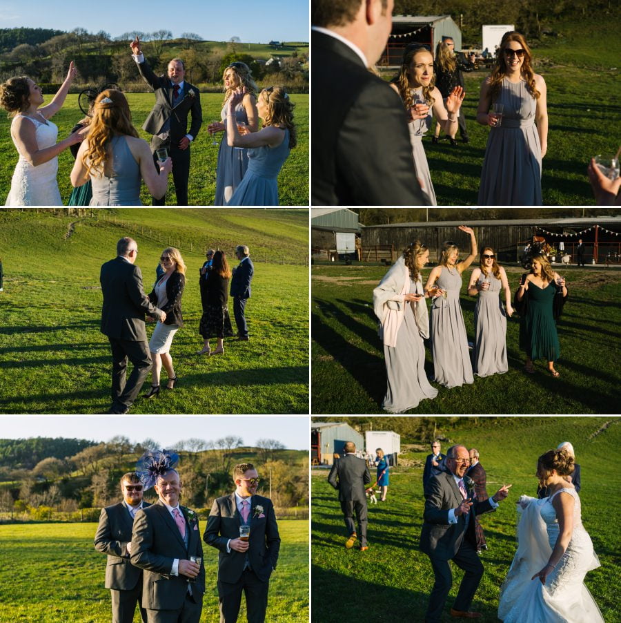 North Wales farm wedding