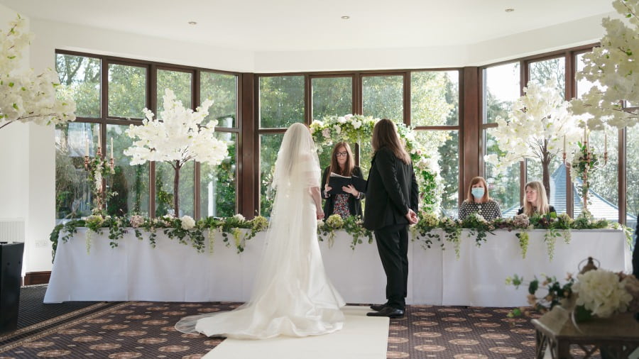 Spring wedding in Bron Eifion