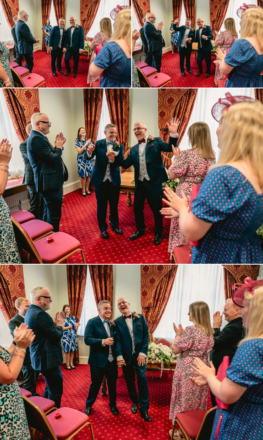 a summer gay wedding at Caer Rhun Hall