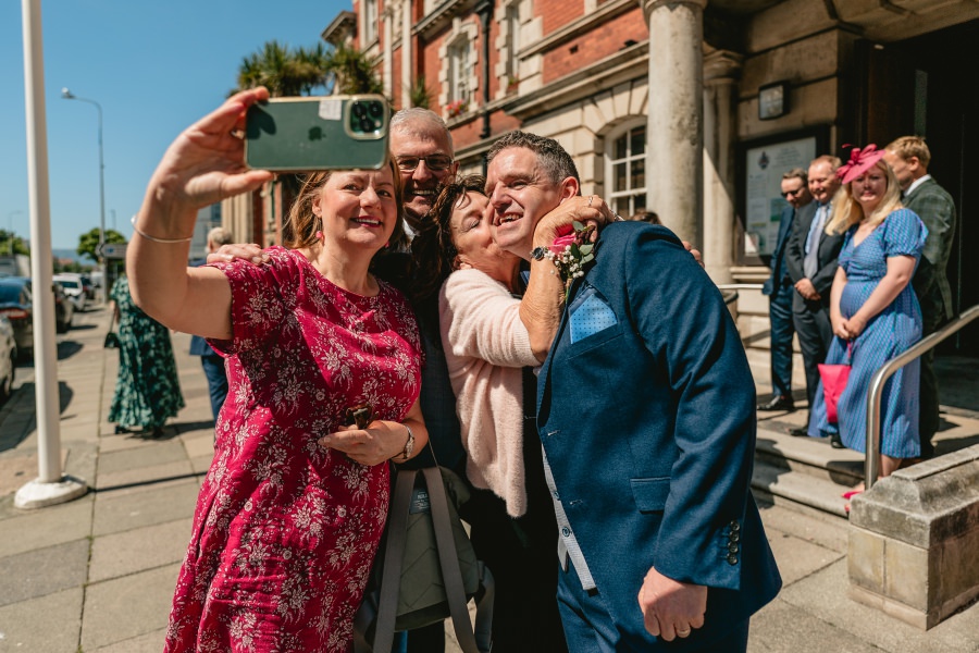 a summer gay wedding at Caer Rhun Hall