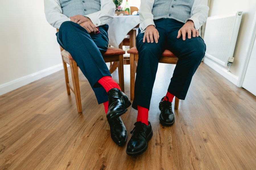 a summer gay wedding at Caer Rhun Hall