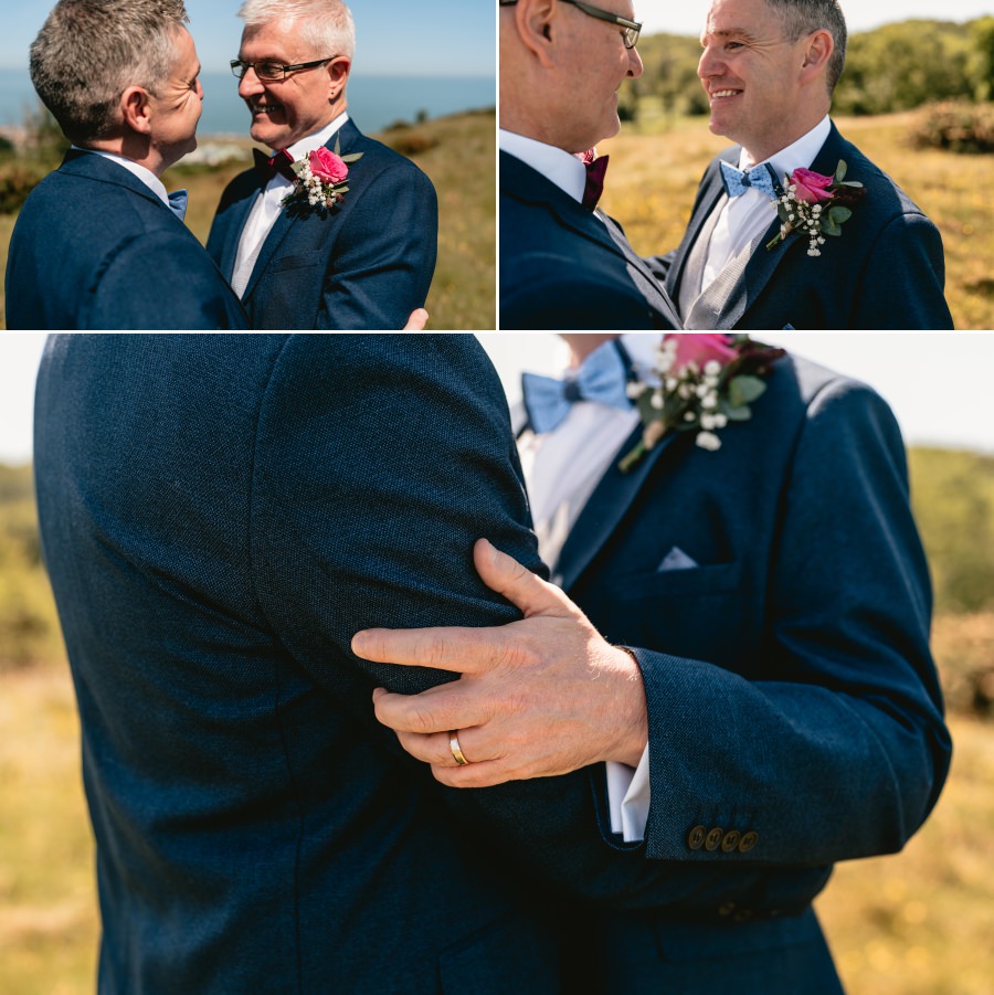 a summer gay wedding at Caer Rhun Hall