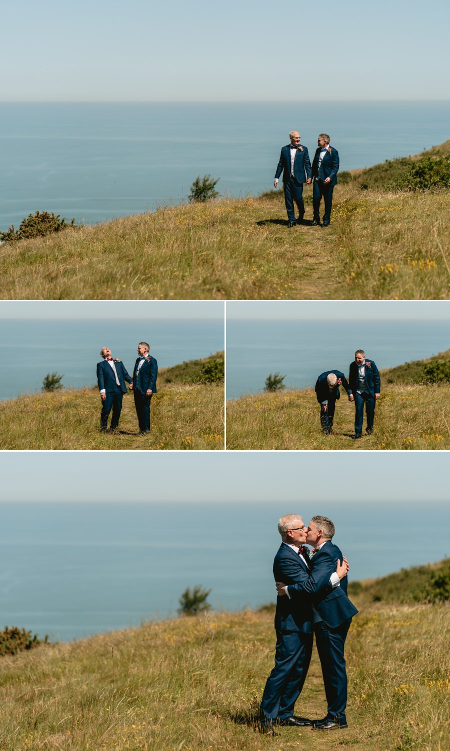 a summer gay wedding at Caer Rhun Hall