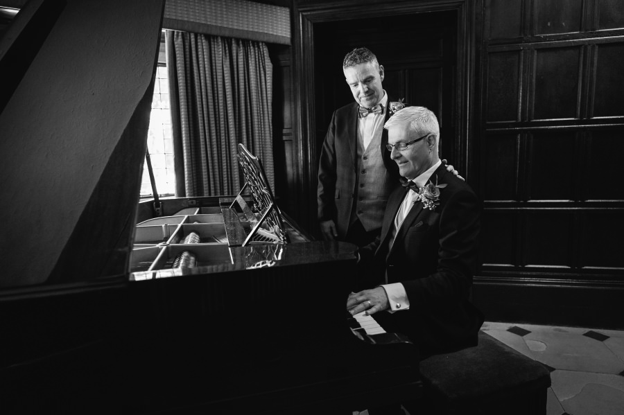 a summer gay wedding at Caer Rhun Hall