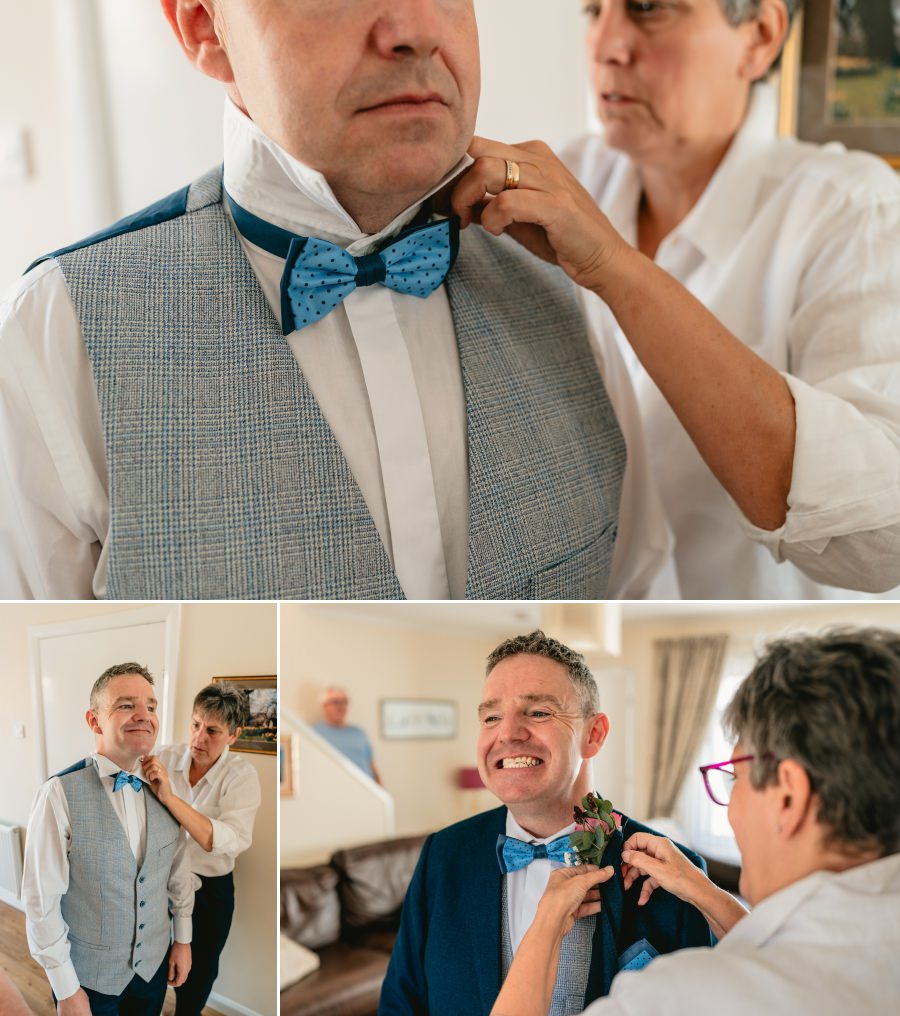 a summer gay wedding at Caer Rhun Hall