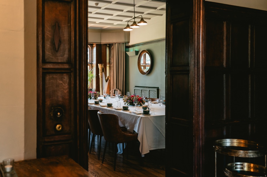 a summer gay wedding at Caer Rhun Hall