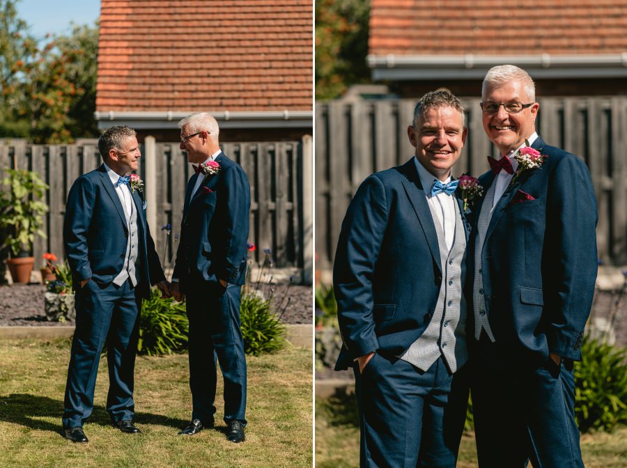 a summer gay wedding at Caer Rhun Hall