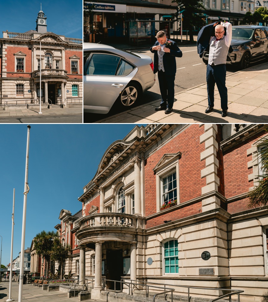 a summer gay wedding at Caer Rhun Hall