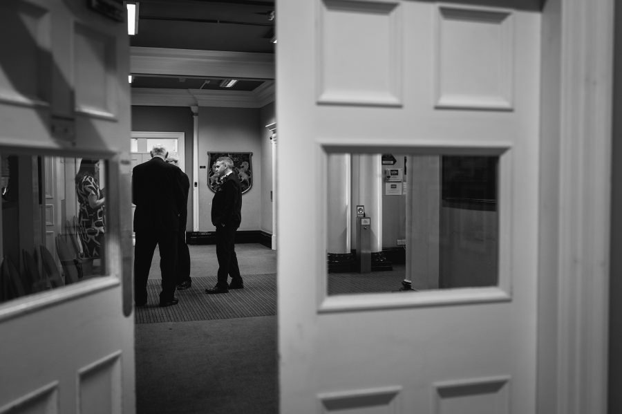 a summer gay wedding at Caer Rhun Hall