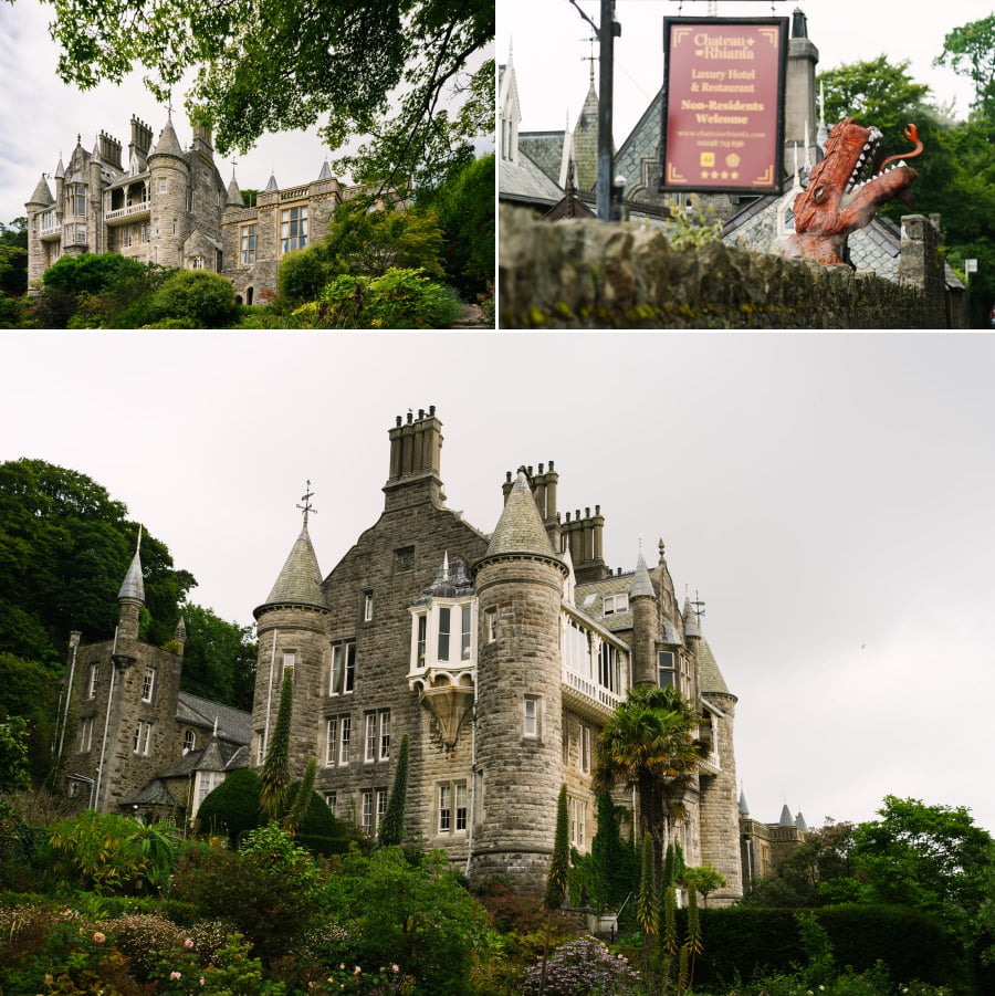 Fun wedding at Chateau Rhianfa