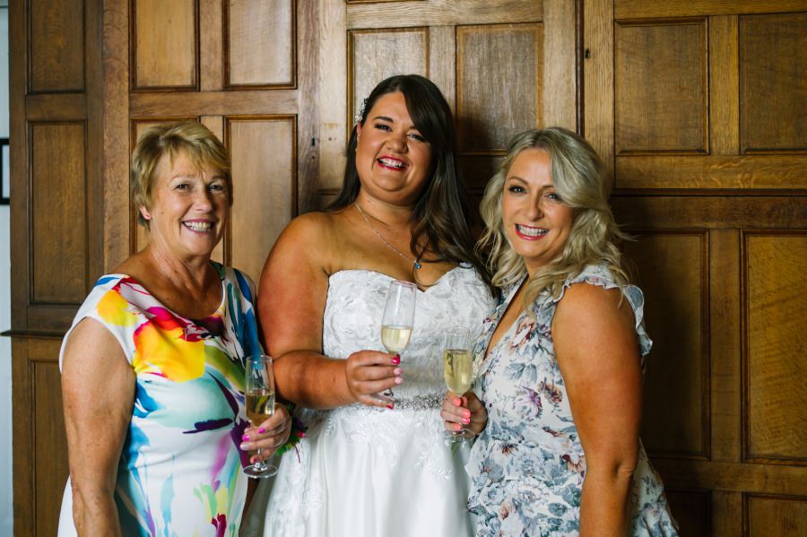 Fun wedding at Chateau Rhianfa