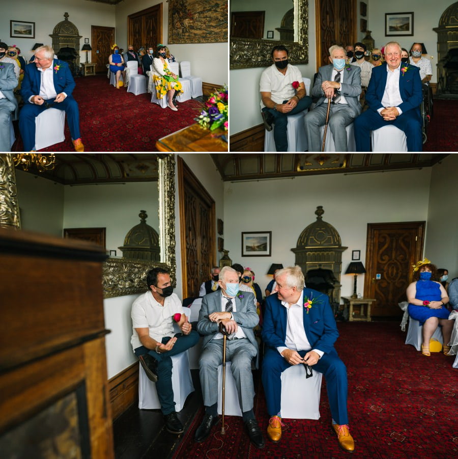 Fun wedding at Chateau Rhianfa