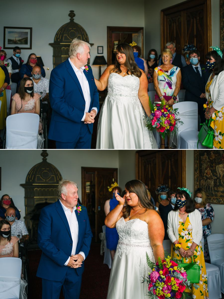 Fun wedding at Chateau Rhianfa