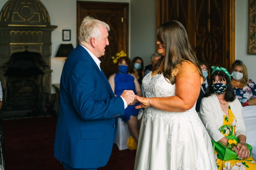 Fun wedding at Chateau Rhianfa