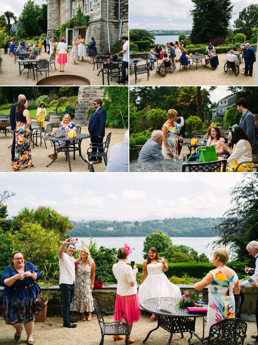 Fun wedding at Chateau Rhianfa