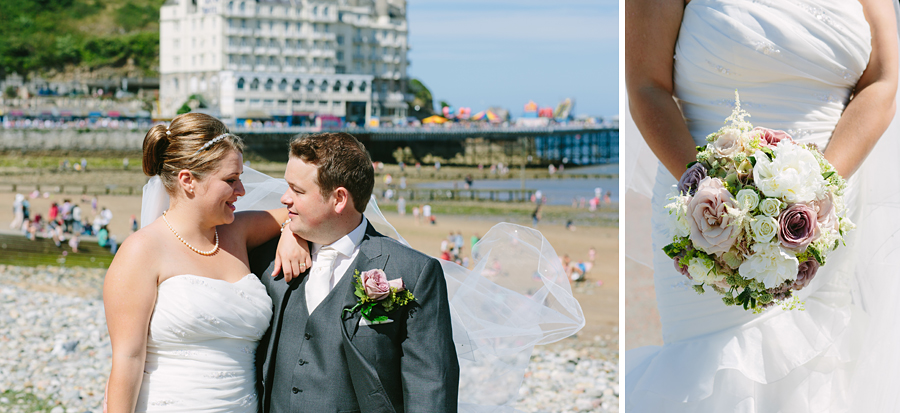 wedding photographer in llandudno