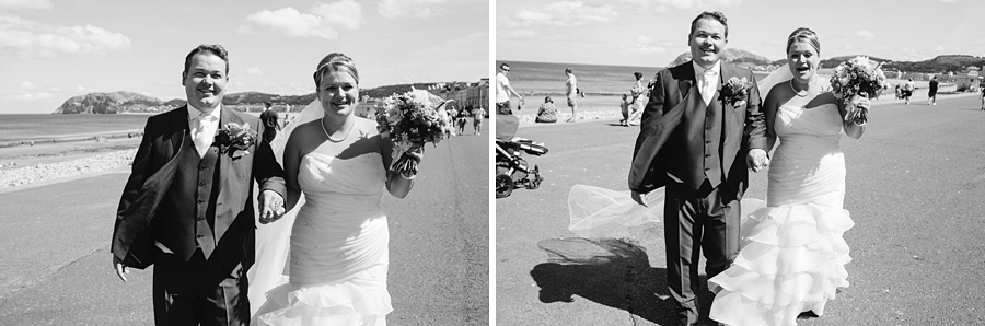 wedding photographer in llandudno