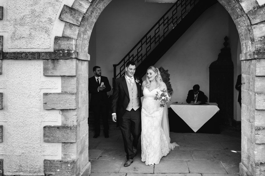 spring wedding at Bodnant Garden