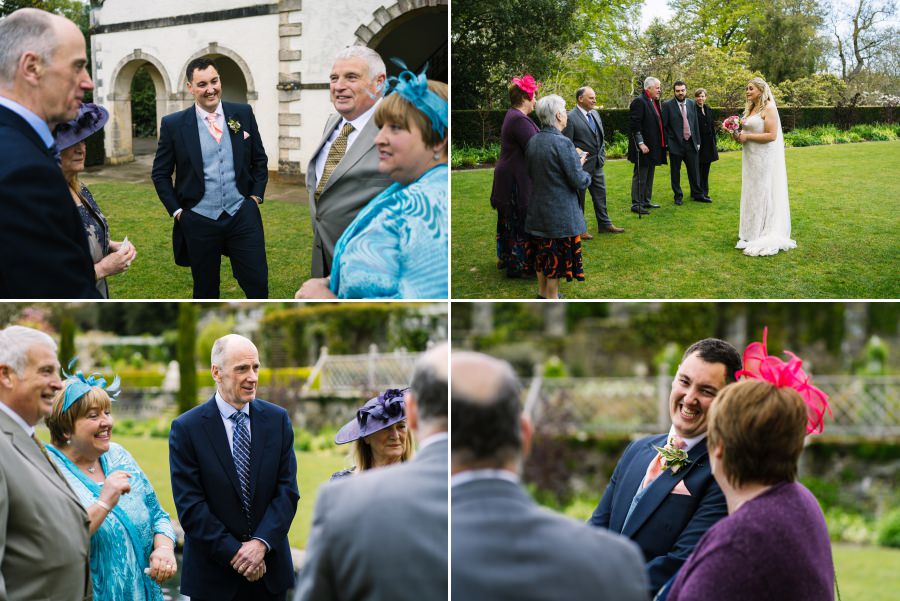 spring wedding at Bodnant Garden
