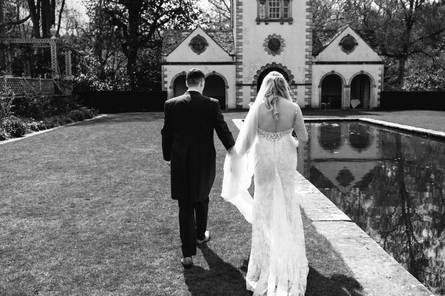 spring wedding at Bodnant Garden