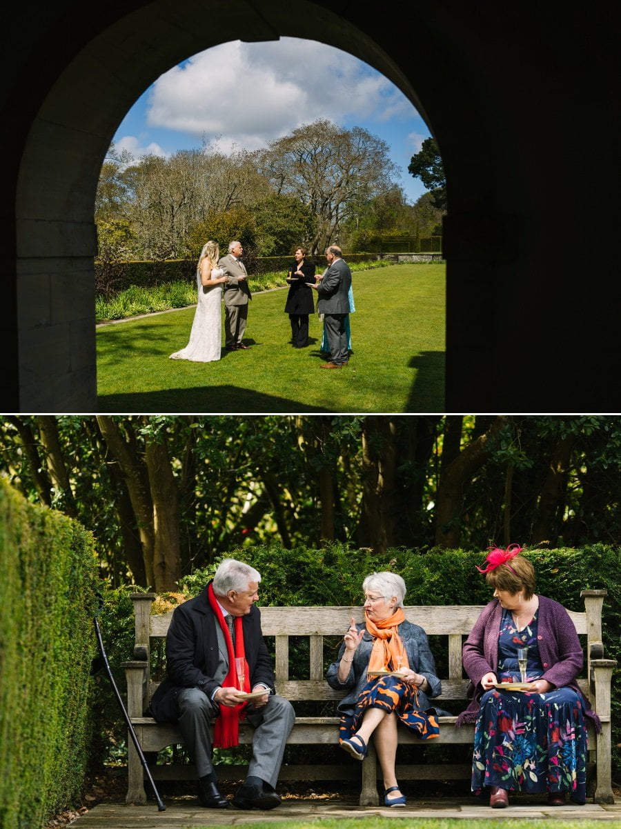 spring wedding at Bodnant Garden