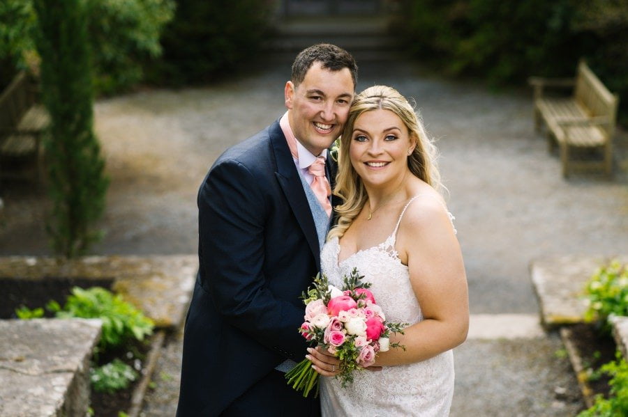 spring wedding at Bodnant Garden